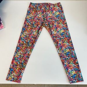 Terez Sprinkle Leggings-Girls Size 6